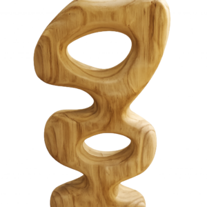 Escultura Abstracta en Madera